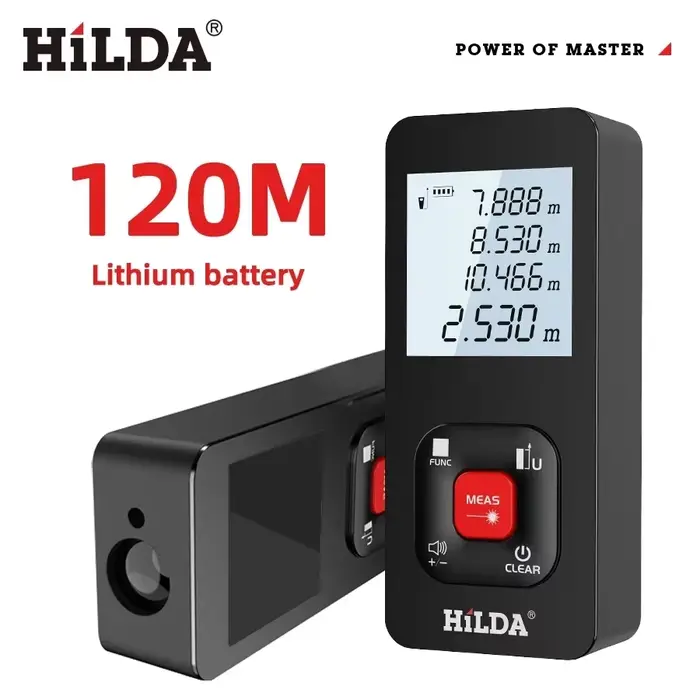 Télémètre laser HILDA 120M/100M/50M - Outil professionnel pour pêche et construction