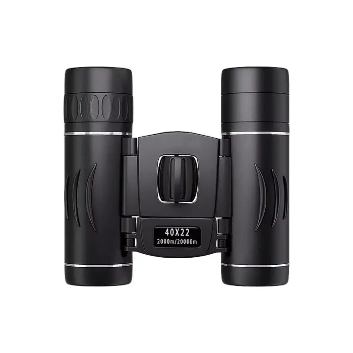 Jumelles compactes 40x22 HD BAK4 FMC pliables pour observation pêche, portée 2000m outdoor