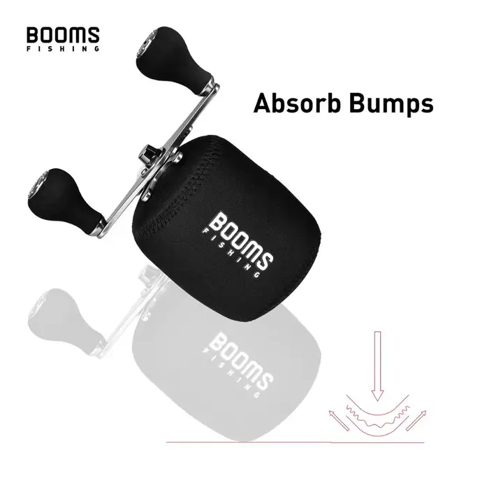 Housse néoprène Booms Fishing RC1 pour moulinets tambour avec étui léger et robuste 3 tailles