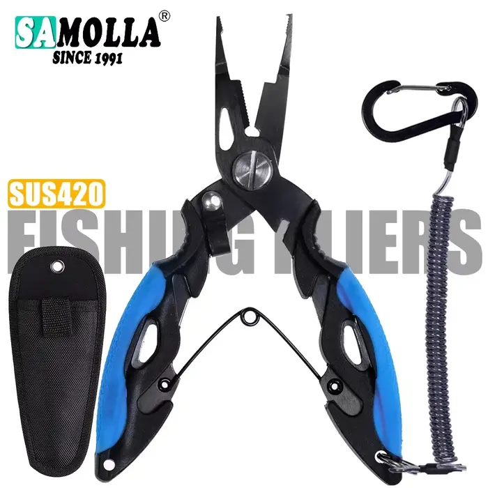 Fish Lip Clamp Upgrade Multi-function Hook Remover and Split Ring Clamp for Fly 