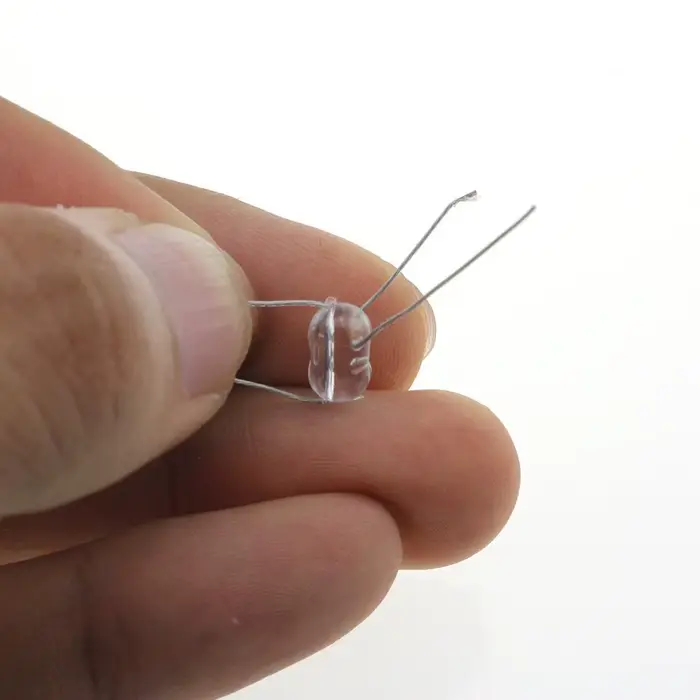 100 perles de pêche transparentes 47mm/50mm - Billes flottantes et perles lumineuses