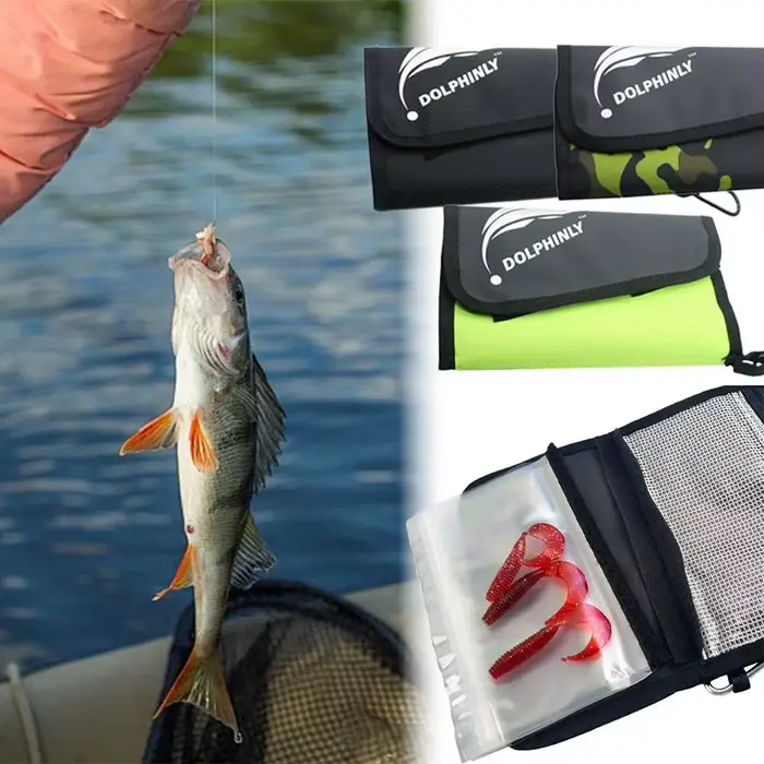Grand sac de pêche multi-compartiments pour leurres - Tissu haute densité étanche et portable