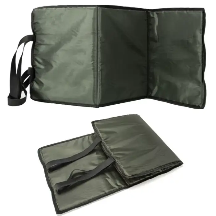 Tapis de décrochage 3 couches pliable pour carpe - Protection poisson 80x35cm/100x60cm - Pêche carpe