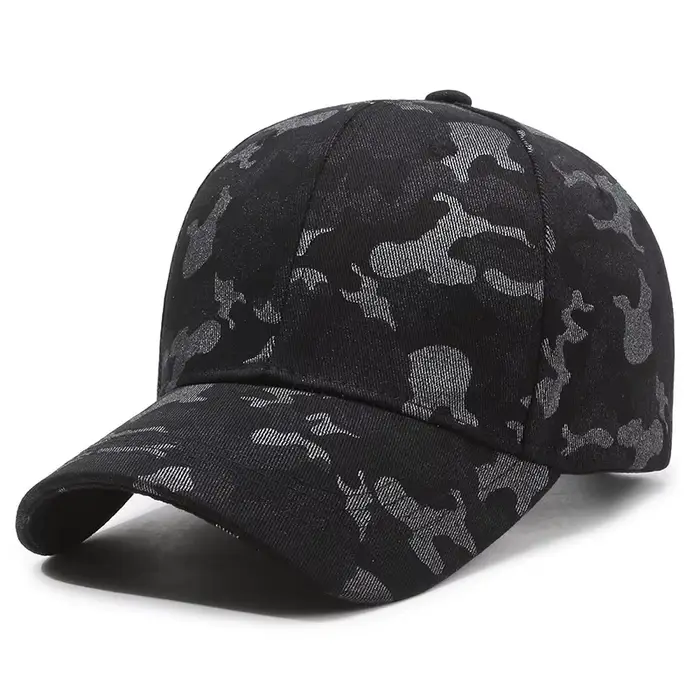 Casquette baseball camouflage unisexe pêche - Protection solaire réglable loisirs sport snapback femme homme