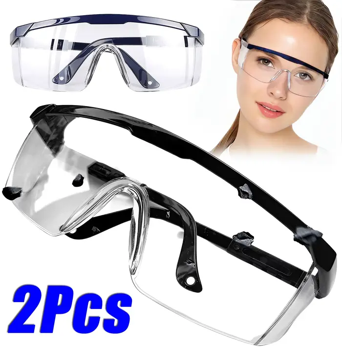 Lunettes de protection anti-éclaboussures pour pêche - 2 paires anti-poussière et vent - Sécurité optimale pêcheurs