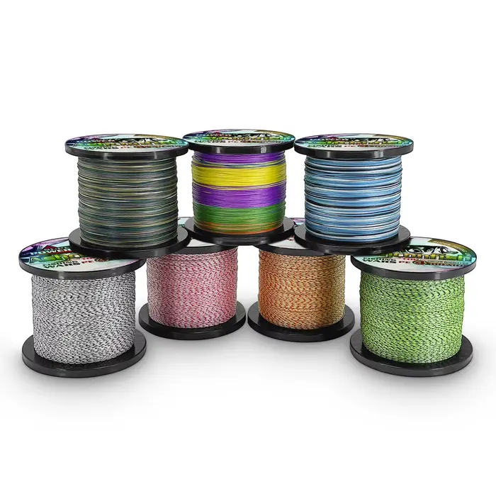 Ligne tressée PE 300m 2-100LB multifilament japonaise super résistante pour carpe