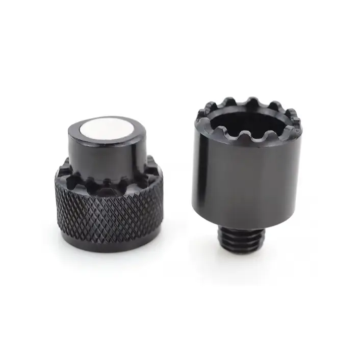 Adaptateur aluminium Quick-Change Hirisi AQ210 - Connecteur universel pour alarmes et rod pods pêche carpe