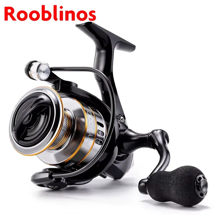 Moulinet spinning ROOBLINOS RY ultraléger cadre métal lisse et robuste haute vitesse eau douce mer