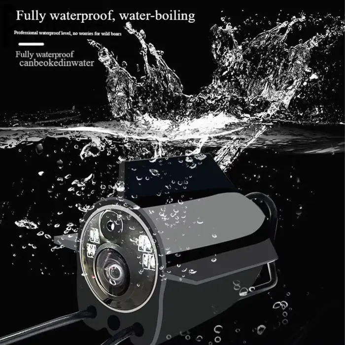 Caméra pêche sous-marine HD 4.3/5 pouces étanche avec vue large 220° pour lac et glace