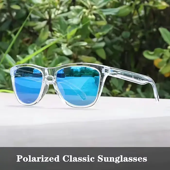 Lunettes de soleil polarisées rétro vision nocturne claire - Modèle unisexe UV400 design premium