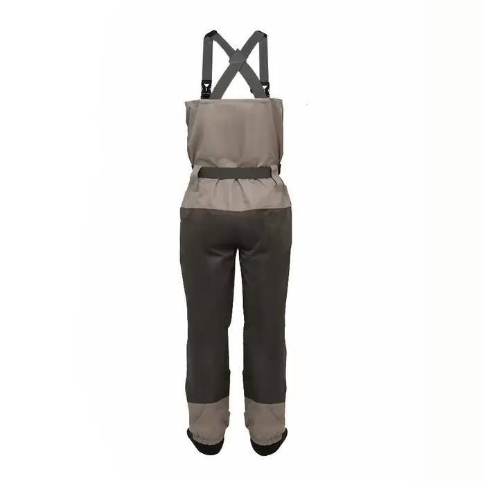 Waders de pêche à la mouche homme respirants étanches légers pieds nylon