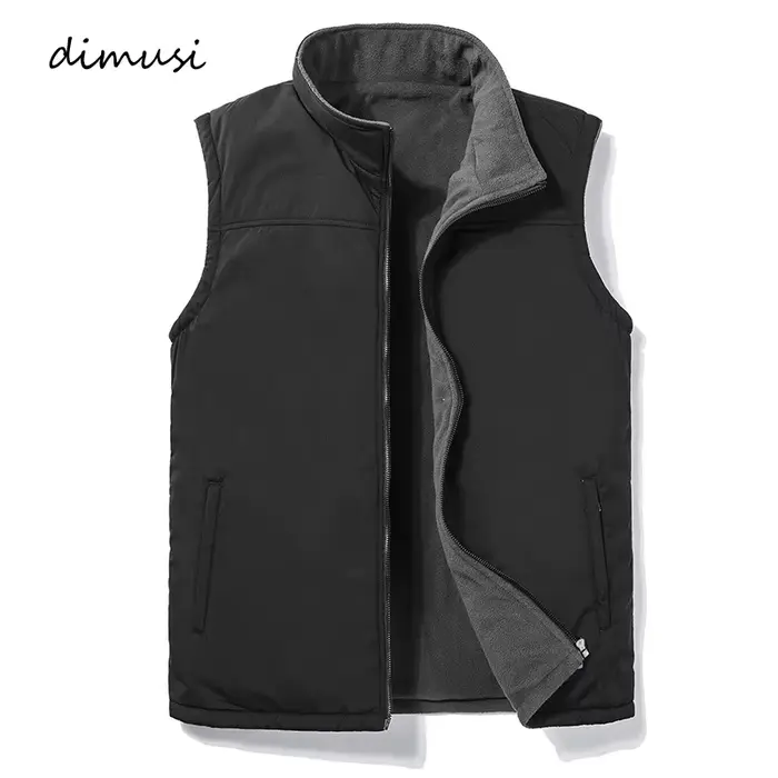 Veste polaire chaude sans manches homme hiver pour pêche et loisirs en plein air
