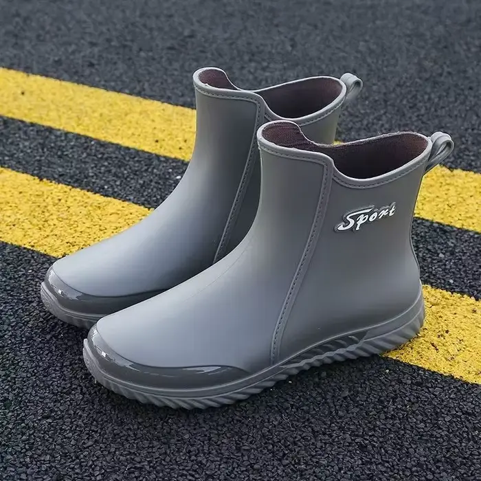 Bottes de pêche homme quatre saisons hautes - Bottes jardin travail imperméables antidérapantes