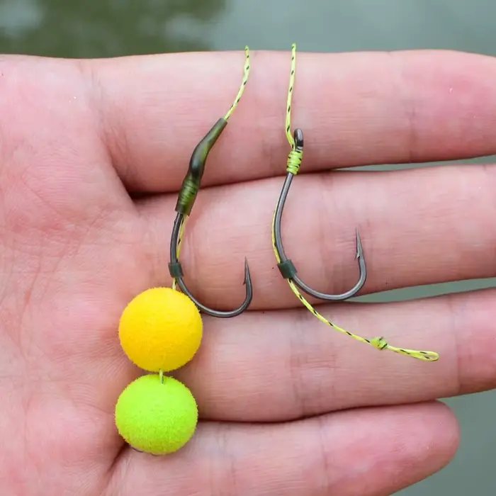 Lot de 50 hameçons Hirisi en acier carbone haute qualité pour pêche à la carpe - Hameçons barbelés