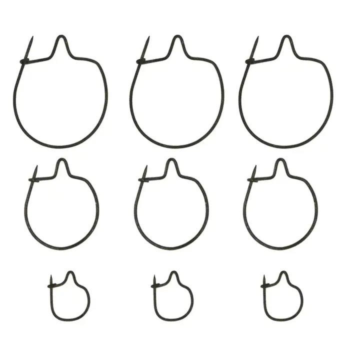 20 clips à asticots pour pêche de la carpe - Hameçons appâts vifs et leurres bouillettes