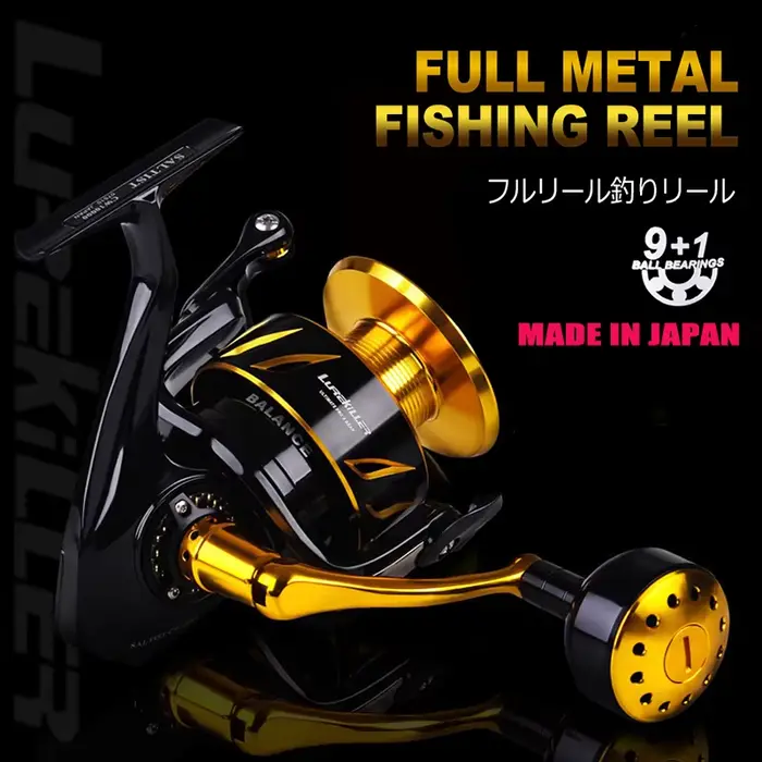 Moulinet Lurekiller Japonais - Corps métal pour jigging, modèles Saltist CW3000 à 10000H