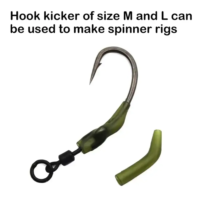 30 manchons aligneurs D-rig pour hameçons de pêche à la carpe toutes couleurs accessoires terminal