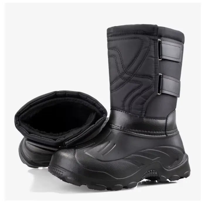 Chaussures pêche hiver chaudes épaisses antidérapantes étanches neige waders équipement pêche