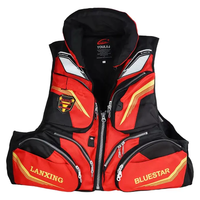 Veste de pêche flottante homme 7,5kg pour sports nautiques et pêche rocheuse en mer