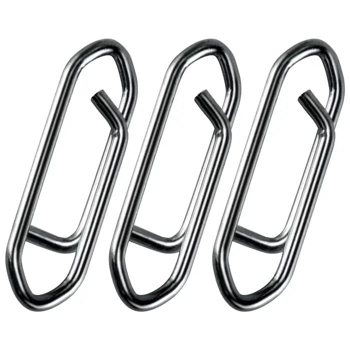 50 clips rapides acier inoxydable pour changement rapide de leurres crankbait swimbait