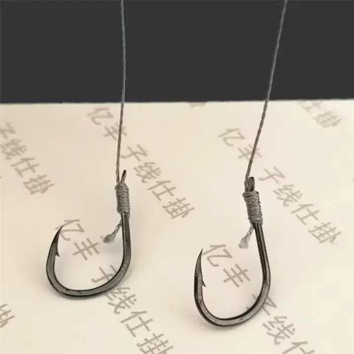 Lot de 5 hacks double pointe robustes pour ligne principale ou sous-ligne accessoires pêche carnassiers