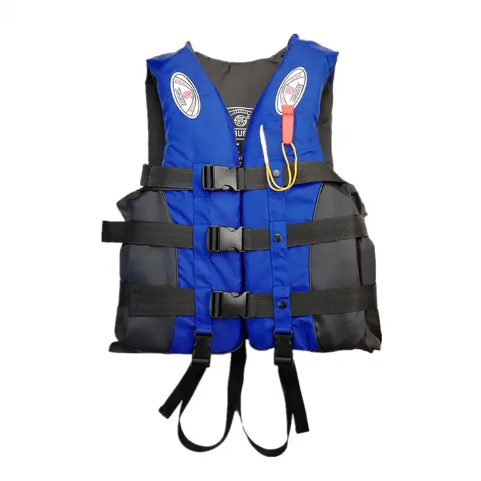 Gilet de sauvetage pêche mer adulte taille S à 3XL en oxford enduit pour sports nautiques