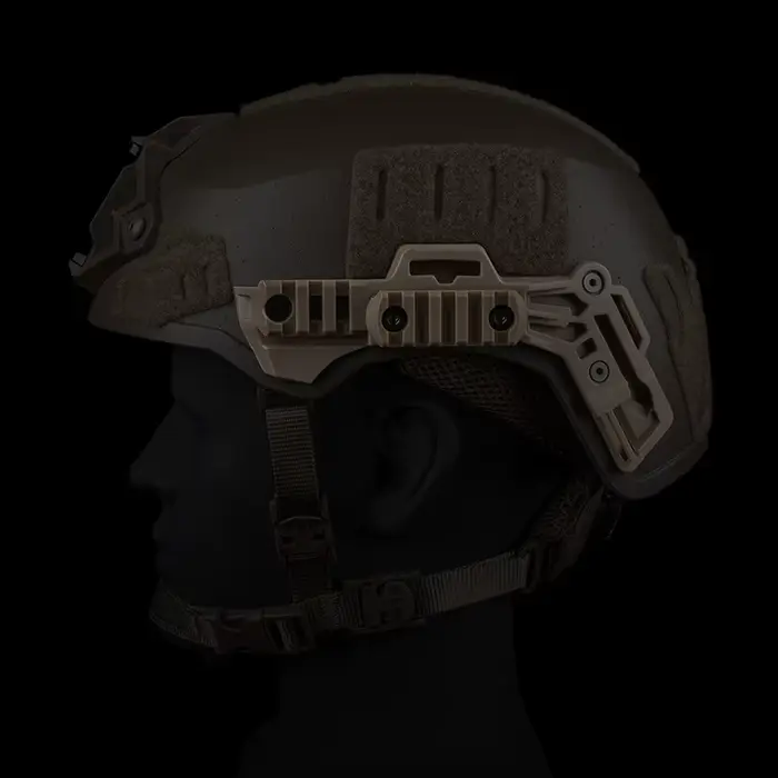 Rails latéraux Wendy 3.0 pour casque - Support modulaire pour accessoires de pêche et éclairage
