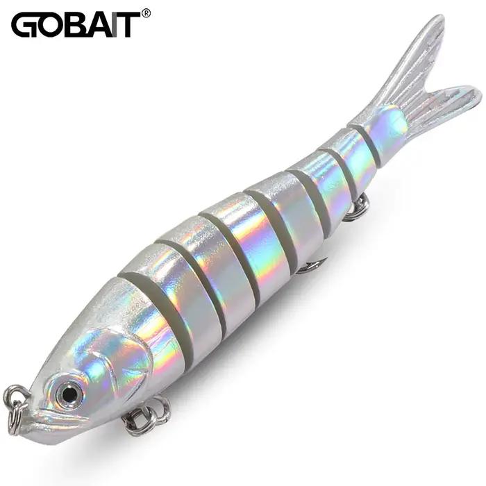 Swimbait multi-articulé 11g-27g à descente lente - Leurre nageur bionic fish pour bar et carpe