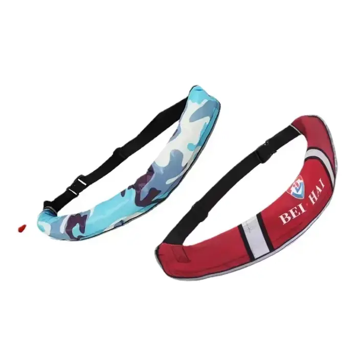 Ceinture de sécurité gonflable automatique pêche adulte bateau gilet de sauvetage réflecteur