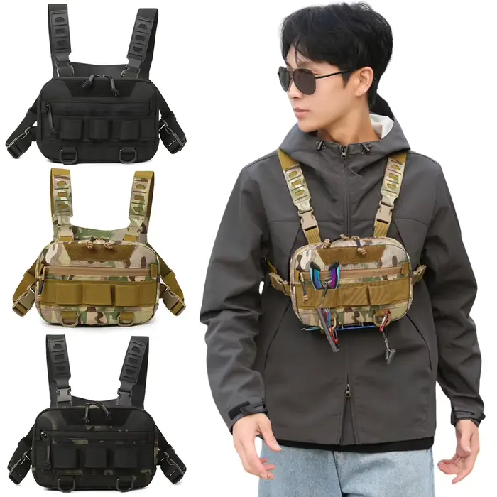 Ceinture porte-accessoires pêche française - Banane rangement leurres lignes matériel