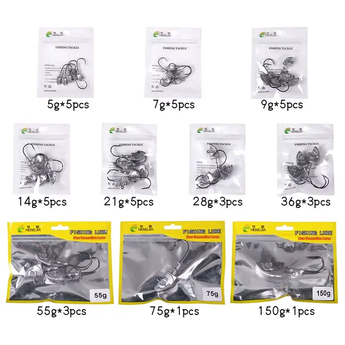Tête de jig lourde triangle longue hampe pour leurres souples et vers pour la pêche