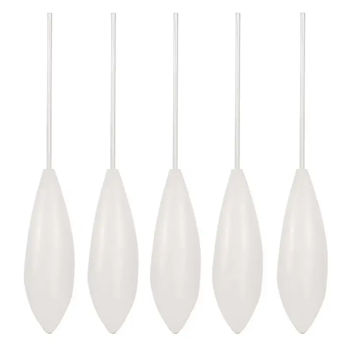 5 flotteurs bombardier acrylique 15g-50g pour pêche à la carpe - Flotteurs remontants haute visibilité