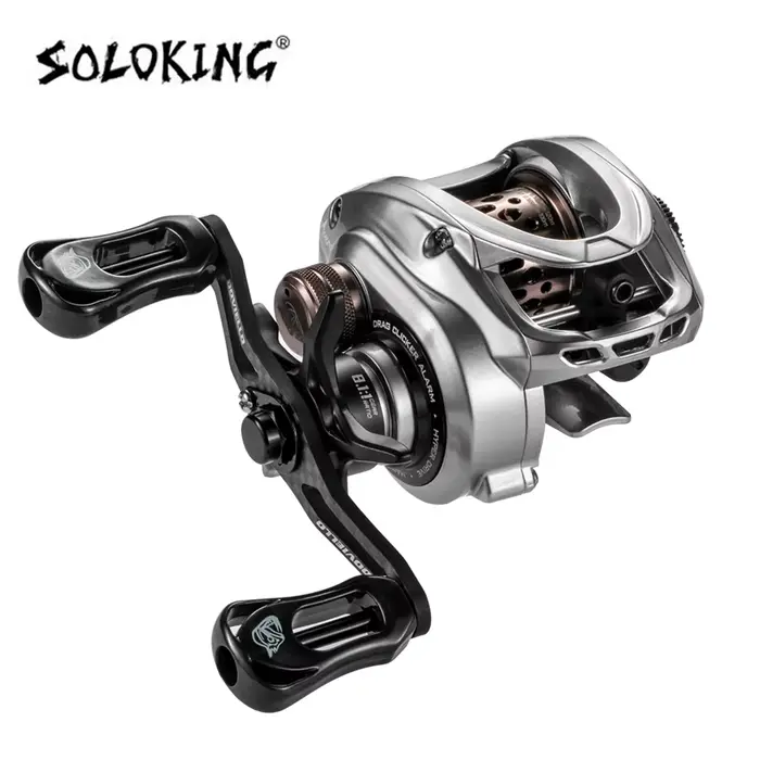 Moulinet baitcasting SOLOKING ACURA HICC50 Pro 10+1BB ultra-léger BFS pour pêche de la truite et du black bass