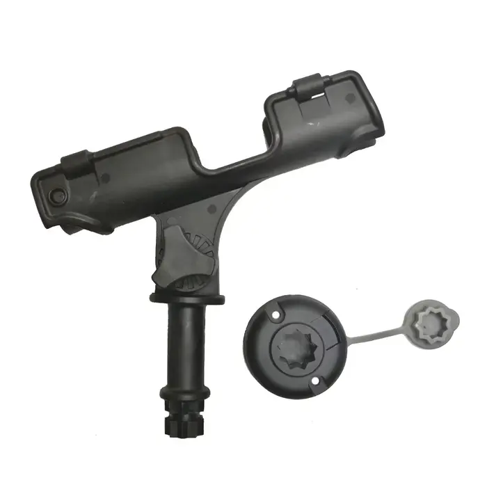 Support canne pêche rotatif 360° nylon kayak bateau à rames pêche sportive