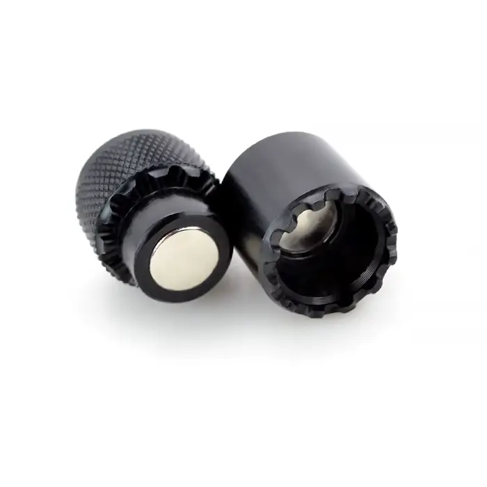 Connecteur rapide aluminium pour alarmes de pêche carpe - Adaptateur rod pod - Accessoires Hirisi AQ210