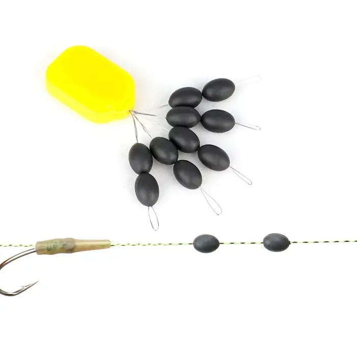 Plombs tungstène Hirisi AG301 pour pêche à la carpe, tailles 4mm 6mm 8mm, hameçon et plombée