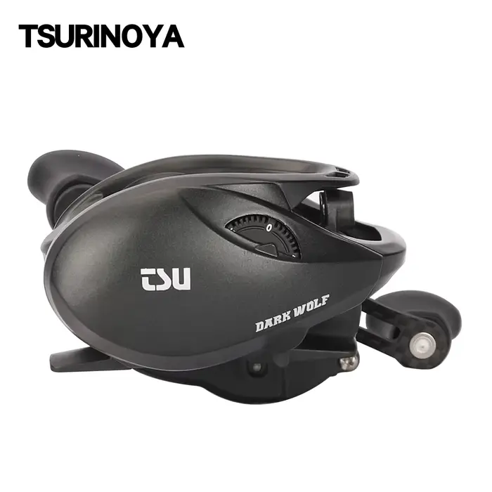 Moulinet Baitcasting Ultraléger 135g TSURINOYA Dark Wolf 50S 7.1:1 pour pêche précise et lancers légers