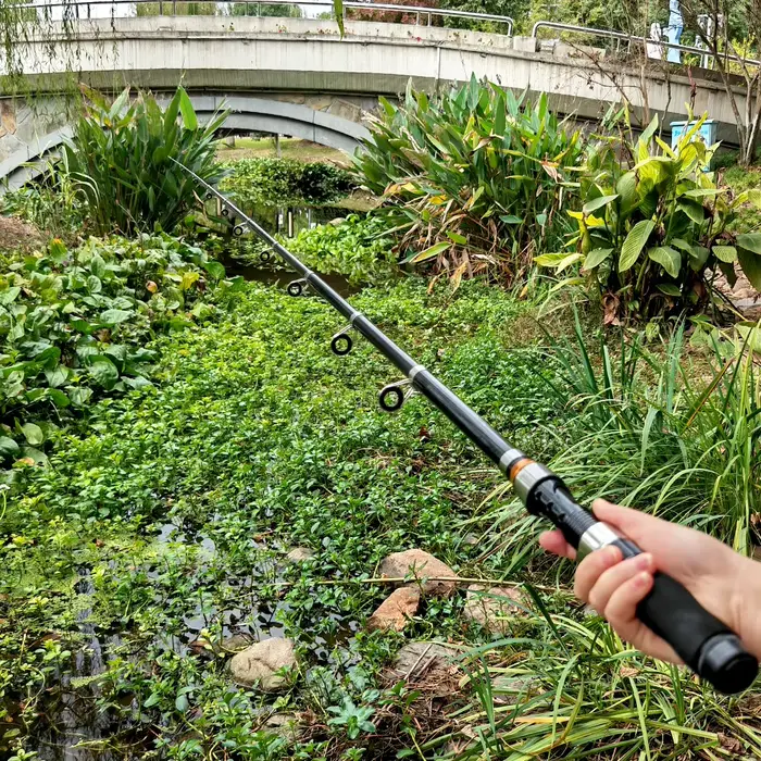 Canne télescopique JOSBY 2.3m 2.1m 1.5m mini voyage carbone feeder carp ultra courte portable