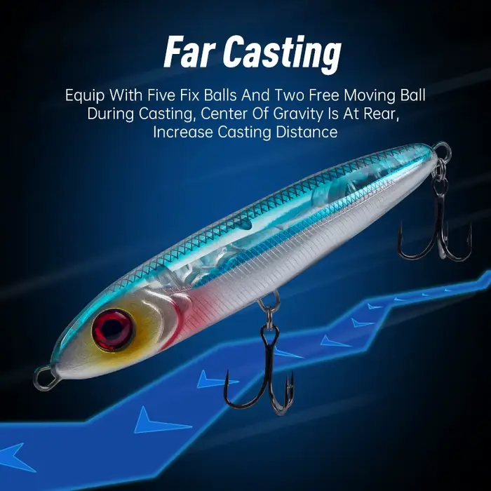Leurre dur LEYDUN Ministre Jack 105mm 23g 120mm 35g stickbait sinking pencil sea bass