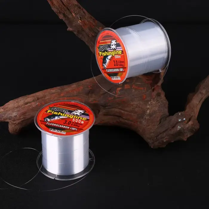 Fish Lines Nylon Multifilament transparent 100-500m ligne pêche super résistante pour toutes techniques
