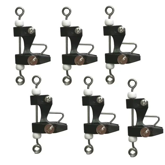 Clips de tension pour downrigger de pêche - 6 clips à déclenchement pour pêche au traîne en kayak et bateau