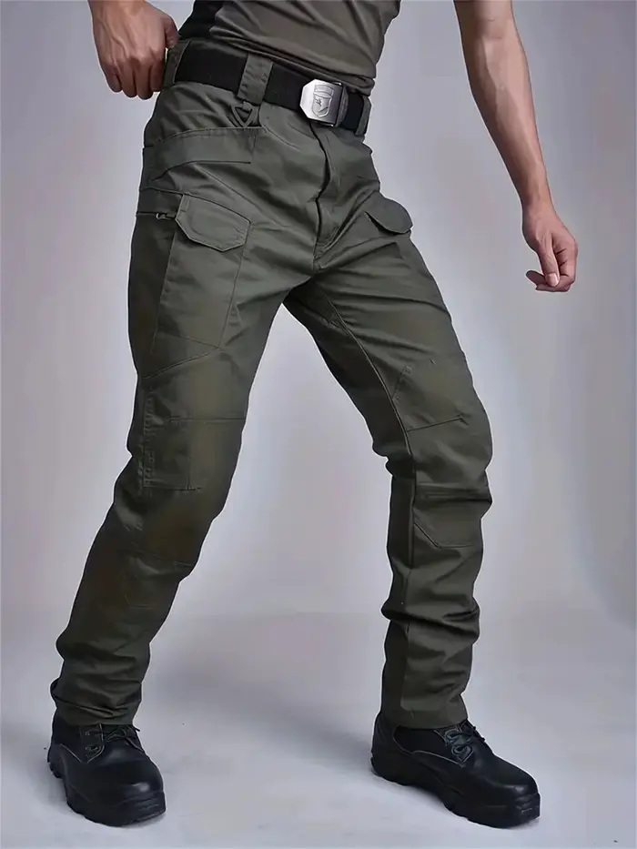 Combinaison de pêche tactique camouflage pour homme - pantalon multi-poches grande taille travail
