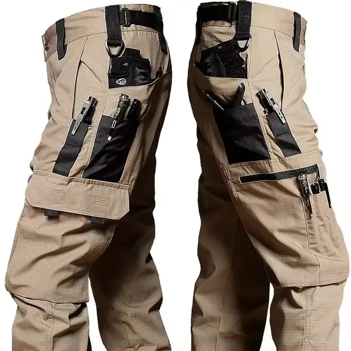 Pantalon de travail tactique homme nouvelle collection - Pêche outdoor imperméable multi-poches résistant