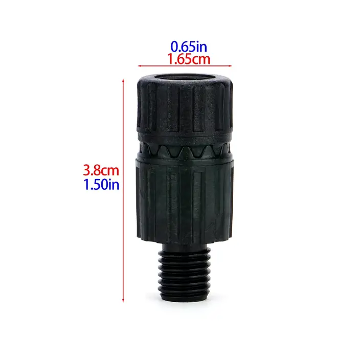Connecteur rapide Hirisi AQ214 pour alarmes de pêche à la carpe - Adaptateur plastique pour rod pod