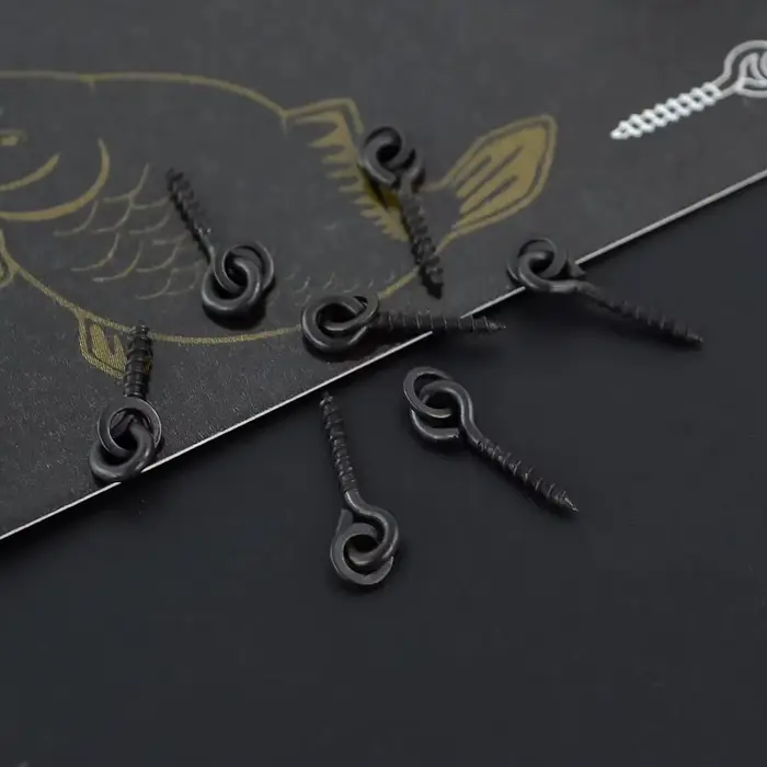 Vis à bouillettes Hirisi 20 pièces pour montages carpe - Outil appâts chod rigs avec anneau solide