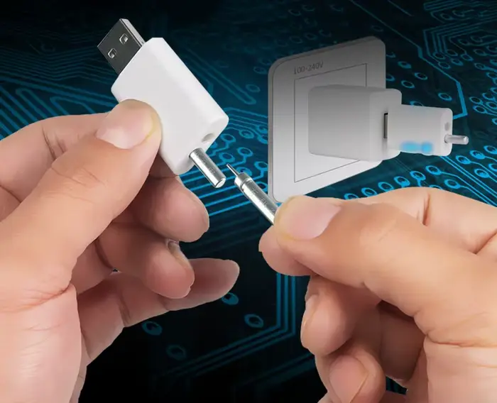 Chargeur USB pour batterie rechargeable CR425 CR322 compatible avec émetteur de pêche et accessoires A384