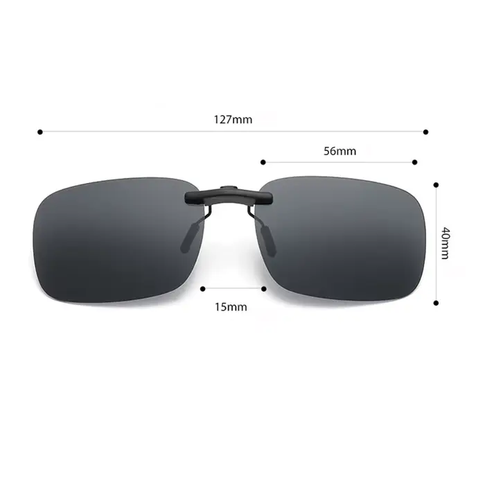 Lunettes clip-on polarisées sans monture KLASSNUM pour pêche - Anti-éblouissement UV400 - Homme Femme