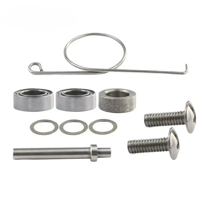 Kit d'outils pour poignée de moulinet de pêche - Vis, roulements, joints et clé de montage pour baitcast