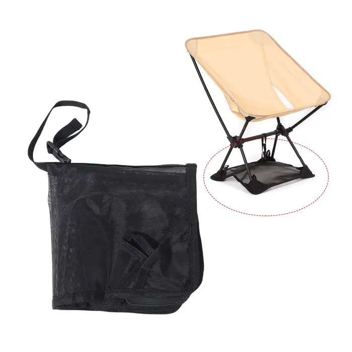 Chaise pliante anti-affaissement pour pêche sur sol meuble - Prévention enfoncement plage camping