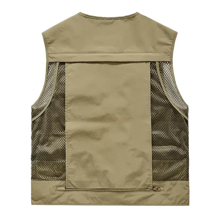 Veste pêche homme FGKKS multi-poches - Veste technique respirante design qualité pour pêche loisir